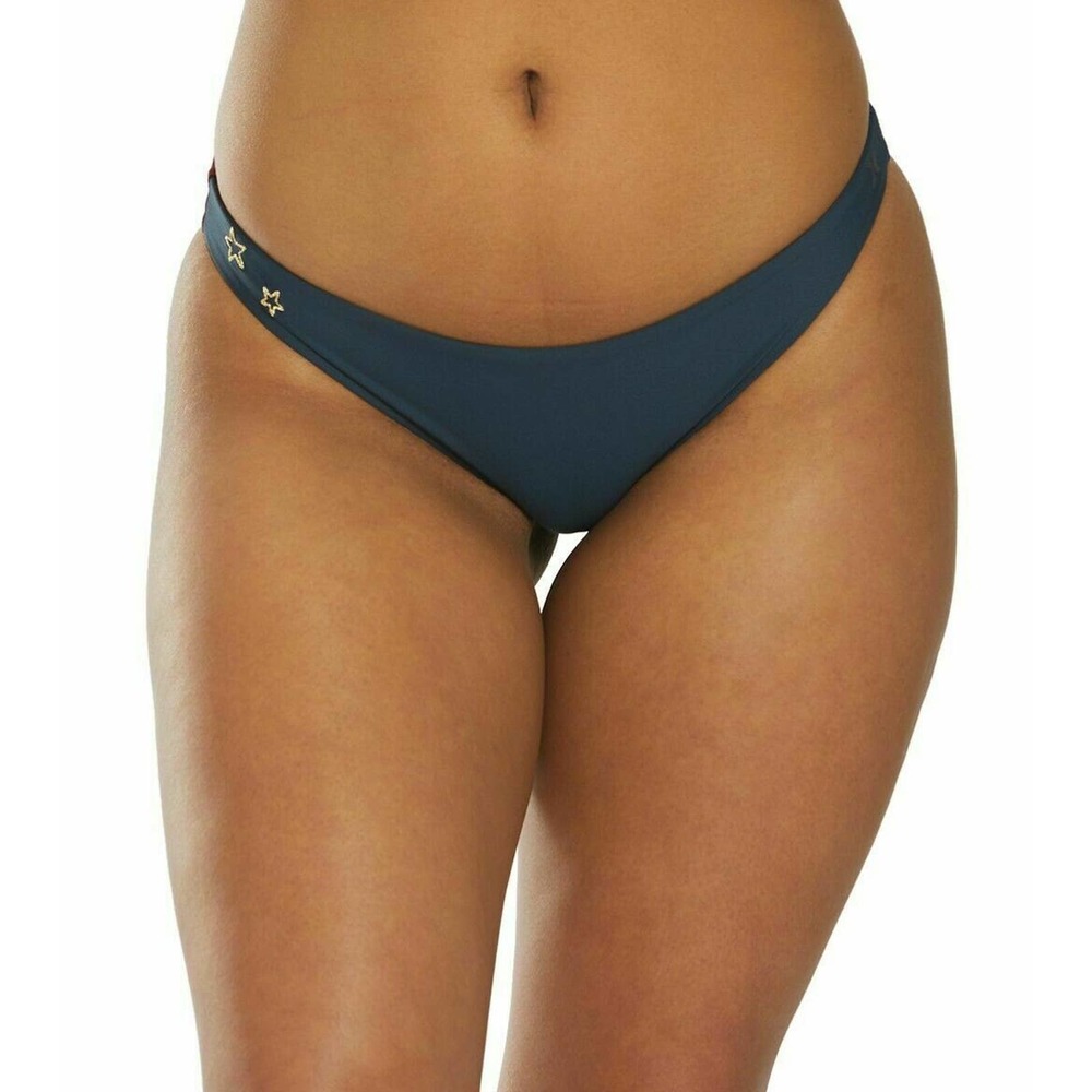 Hurley Women's Quick Dry Stars Surf Bikini Bottom - Armory Navy